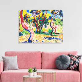 Bomen in Collioure | Andre Derain | Canvas Afdruk