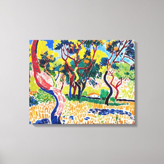 Bomen in Collioure | Andre Derain | Canvas Afdruk (Voorkant)