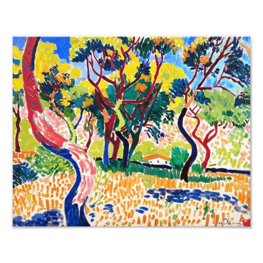 Bomen in Collioure | Andre Derain | Foto Afdruk (Voorkant)