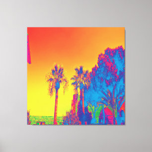 Bomen in  Cyprus Canvasprint Canvas Afdruk
