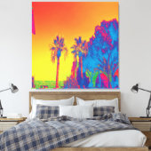 Bomen in  Cyprus Canvasprint Canvas Afdruk (Insitu (Slaapkamer))