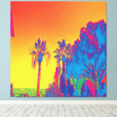 Bomen in  Cyprus Canvasprint Canvas Afdruk (Insitu (Houten vloer))