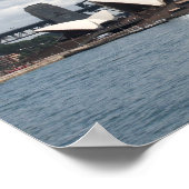 bomen in de haven van sydney poster (Hoek)