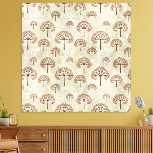 Bomen in de herfst Canvasprint Canvas Afdruk (Insitu (Woonkamer))