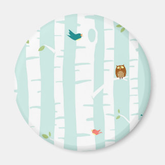 Bomen in de lente magneet