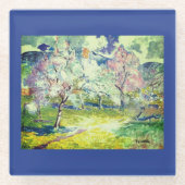 Bomen in de lente van Janos Thorma onderzetters (Voorkant)