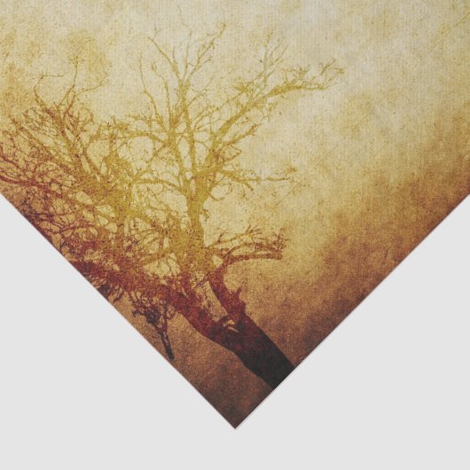 Bomen in de lijst tissuepapier (Detail)