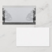 Bomen in de mist visitekaartje (Voorkant / Achterkant)