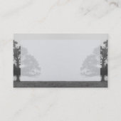 Bomen in de mist visitekaartje (Voorkant)