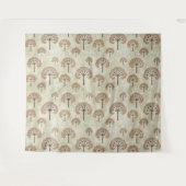 Bomen in de najaarse Sierkussennen Bosbouw Wandkleed (Voorkant (horizontaal))