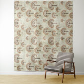 Bomen in de najaarse Sierkussennen Bosbouw Wandkleed (In situ)