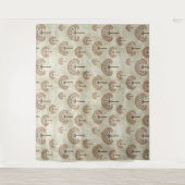 Bomen in de najaarse Sierkussennen Bosbouw Wandkleed (Voorkant)