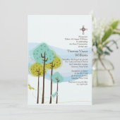 Bomen in de religieuze beugel kaart (Staand voorkant)