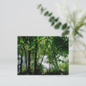 Bomen in de rivier briefkaart (Staand voorkant)