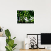Bomen in de rivier poster (Thuiskantoor)