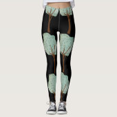 Bomen in de Waterverf Leggings (Voorkant)