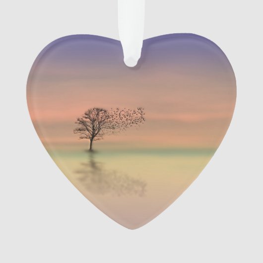 Bomen in de wind ornament (voorkant)