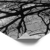 Bomen in de winter poster (Hoek)