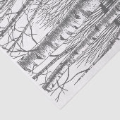 Bomen in de winter tissuepapier (Detail)