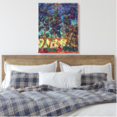 Bomen in de ziekenhuistuin | Van Gogh | Canvas Afdruk (Insitu (Slaapkamer))