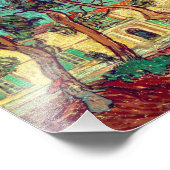 Bomen in de ziekenhuistuin | Van Gogh | Foto Afdruk (Hoek)