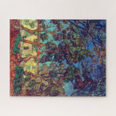 Bomen in de ziekenhuistuin | Van Gogh | Legpuzzel (Horizontaal)