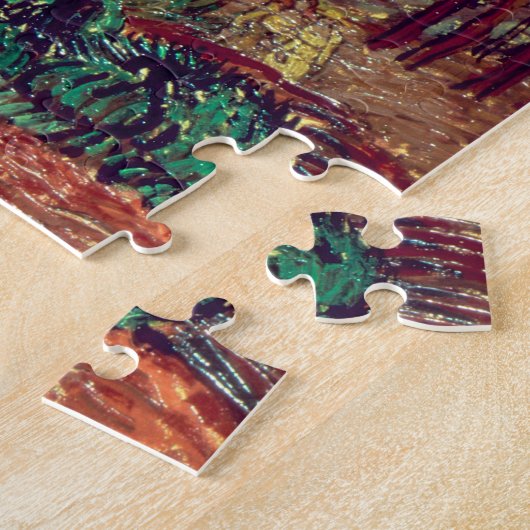 Bomen in de ziekenhuistuin | Van Gogh | Legpuzzel (Zijkant)