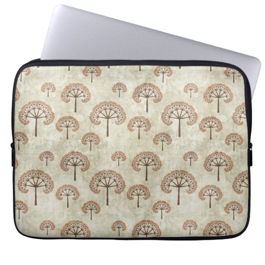 Bomen in herfselektronica tas (Voorkant)