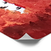 Bomen in Herfst Acrylverfafdruk Poster (Hoek)