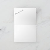 Bomen in het bos - natuur wenskaart kaart (Binnen)