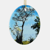 Bomen in het Julington-Durbin-reservaat Florida Keramisch Ornament (Rechts)