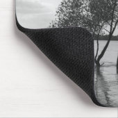 Bomen in het meer muismat (Hoek)