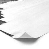 Bomen in het sneeuwPoster Poster (Hoek)