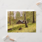 Bomen in het Zweedse platteland (Jansson) Kaart (Voorkant / Achterkant in situ)