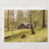 Bomen in het Zweedse platteland (Jansson) Kaart (Voorkant)