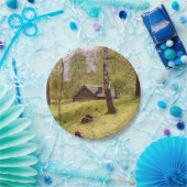 Bomen in het Zweedse platteland (Jansson) Papieren Bordje (Feest)