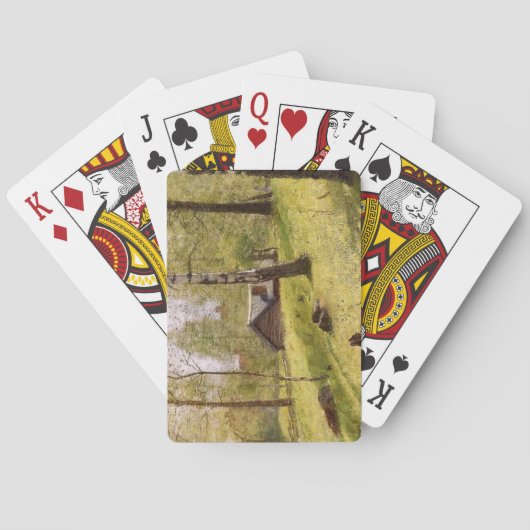 Bomen in het Zweedse platteland (Jansson) Pokerkaarten (Achterkant)