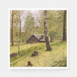 Bomen in het Zweedse platteland (Jansson) Servet