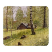 Bomen in het Zweedse platteland (Jansson) Snijplank (Voorkant)