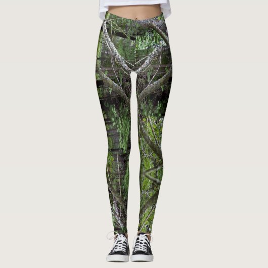 Bomen in Michigan Leggings (Voorkant)