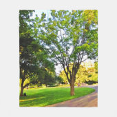 Bomen in Ottawa Park. Bestel nu Fleece Deken (Voorkant)