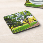 Bomen in Ottawa Park. Nu kopen-automaat Bier Onderzetter (Linkerzijde)