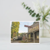 Bomen in Redwoods National Park & Rustic Grocery Briefkaart (Staand voorkant)