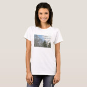 bomen in sneeuw - prettige kerst t-shirt (Voorkant volledig)
