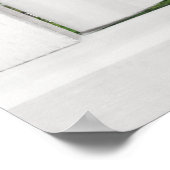 Bomen in Springtime - Open Uitzicht voor venster m Poster (Hoek)