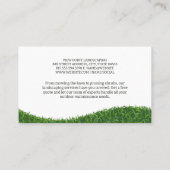 Bomen in veld Logo | Graslandschap Visitekaartje (Achterkant)