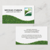 Bomen in veld Logo | Graslandschap Visitekaartje (Voorkant / Achterkant)