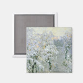 Bomen in Wintry Silver, 1910 Magneet (Voorkant / Achterkant)