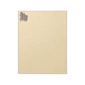 Bomen in zonlicht notitieblok (Linkerzijde)