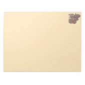 Bomen in zonlicht notitieblok (Voorkant)